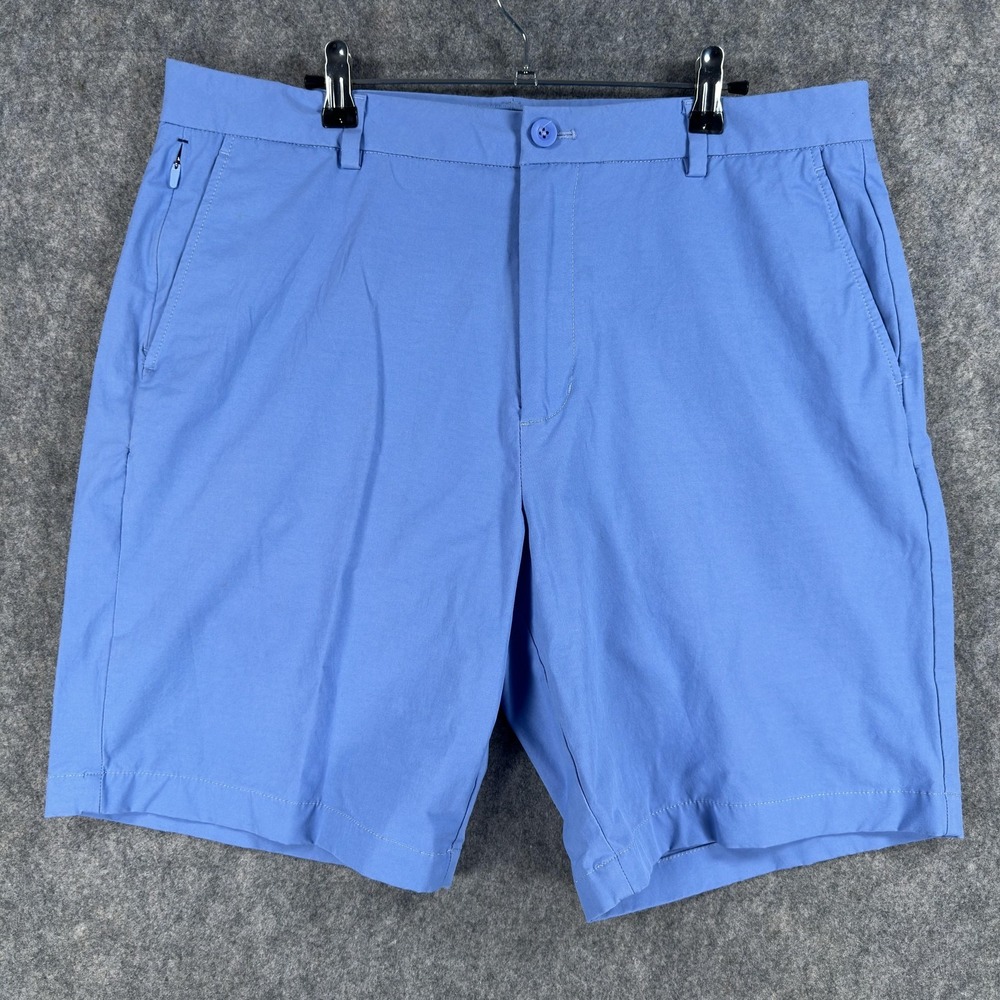 Vineyard Vines On-The-Go Shorts Mens 35 Blue OTG 9 In‎ Inseam Stretch Casual